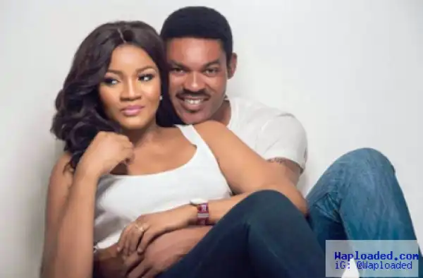 Cute photo of Omotola and her husband